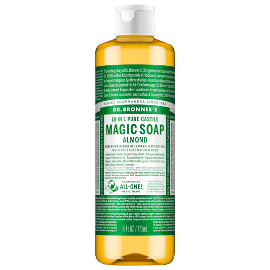 Organic Hemp Almond Liquid Soap 16 fl oz
