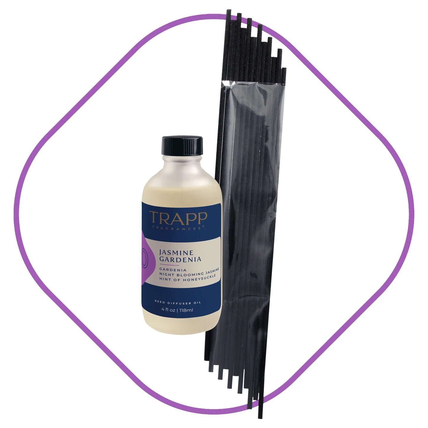 No. 60 Jasmine Gardenia 4 oz. Reed Diffuser Refill