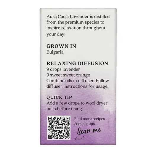 Aura Cacia Lavender Essential Oil, Boxed 0.25 fl. oz.