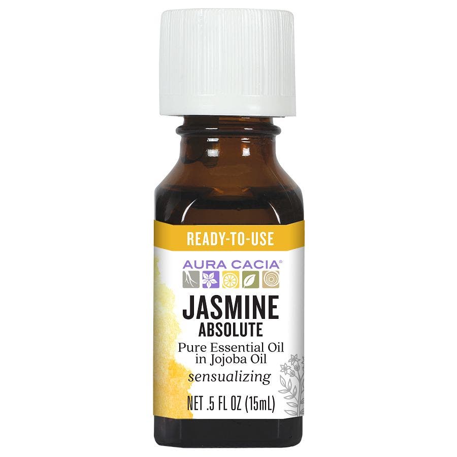Aura Cacia Jasmine Absolute (en aceite de jojoba) 0.5 fl. onz.