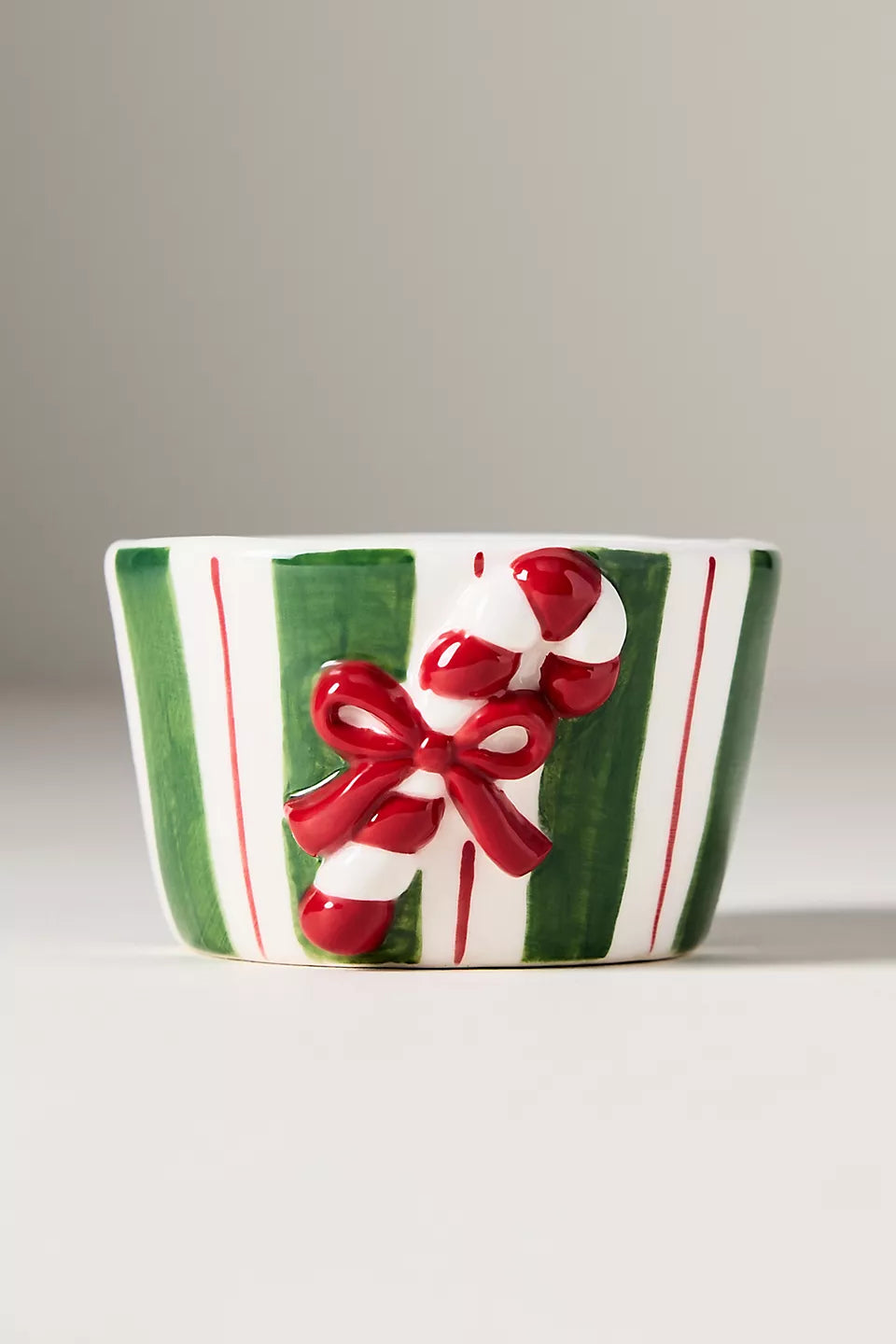 Bow Christmas Tidbit Bowl