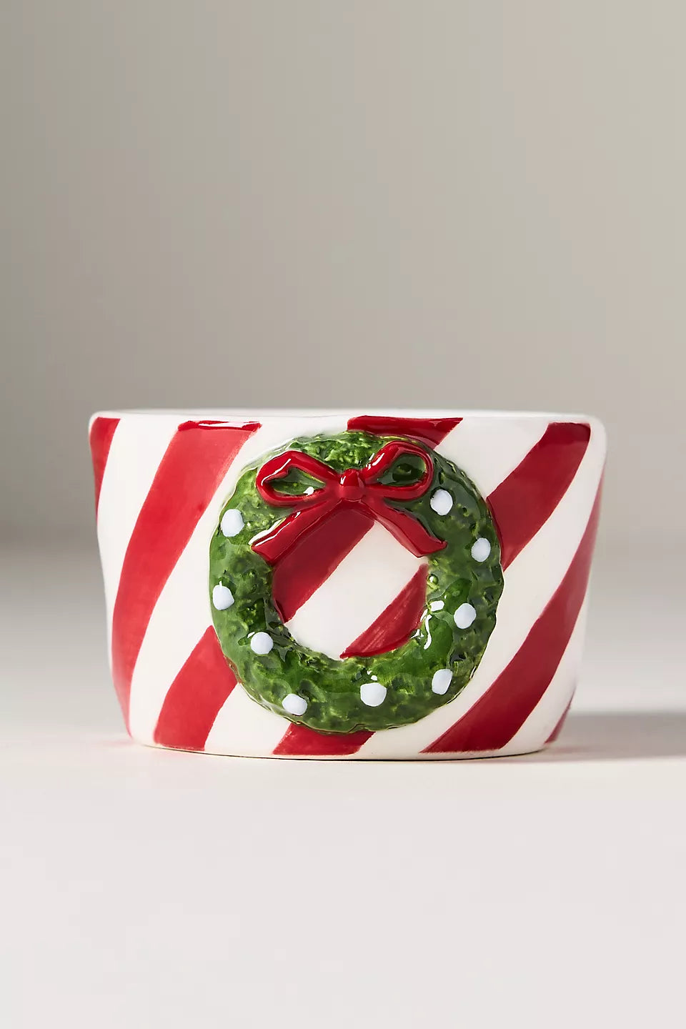 Bow Christmas Tidbit Bowl