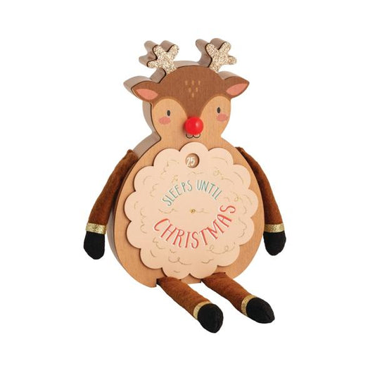 Reindeer Christmas Countdown Sitter