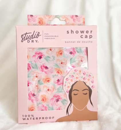 1PC SHOWER CAP FLORAL