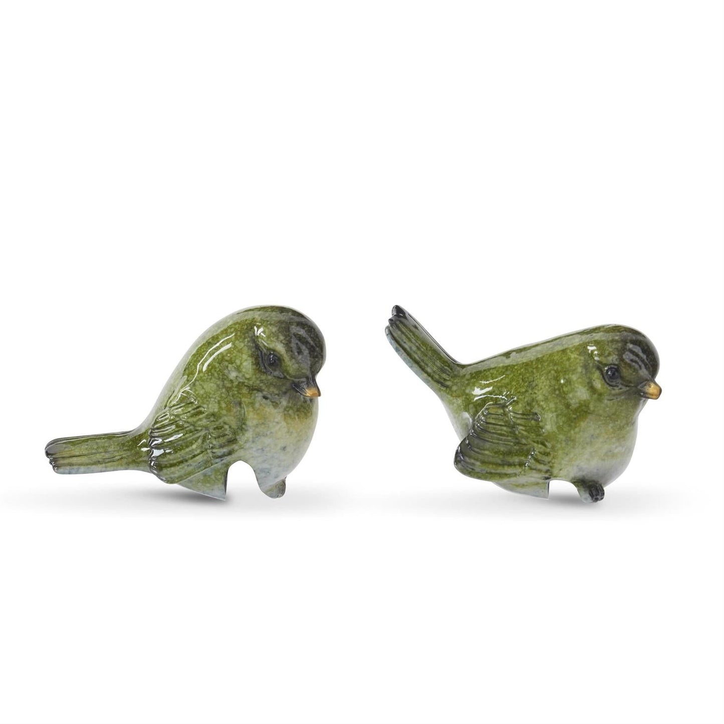 2.25 Inch Green Bird Pot Hangers