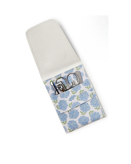 Hydrangea Print 5 Pc Manicure Kit Asst 3 Designs