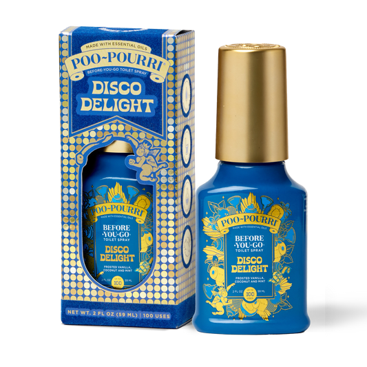 Poo~Pourri Disco Delight Frosted Vanilla + Coconut + Mint 2 oz.