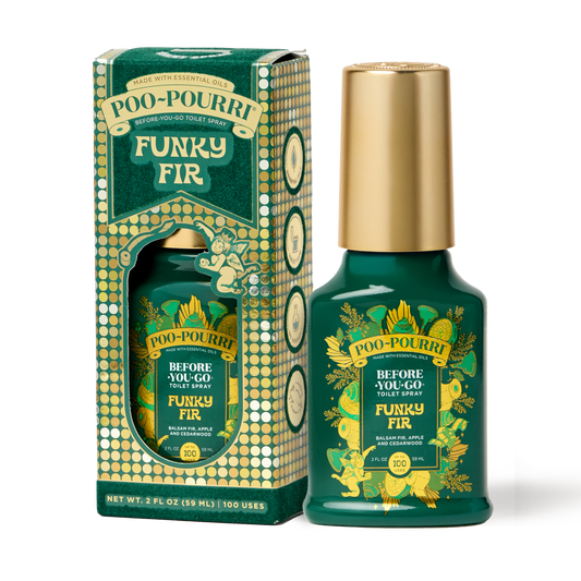 Poo~Pourri Funky Fir Balsam Fir + Apple + Cedarwood 2 oz.