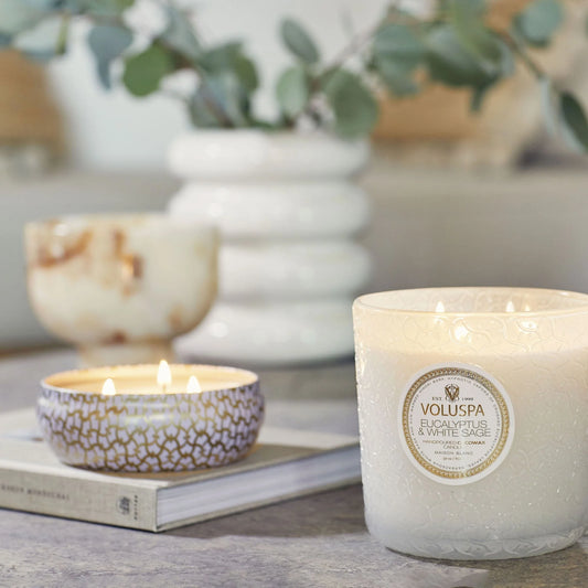 Eucalyptus & White Sage Luxe Candle