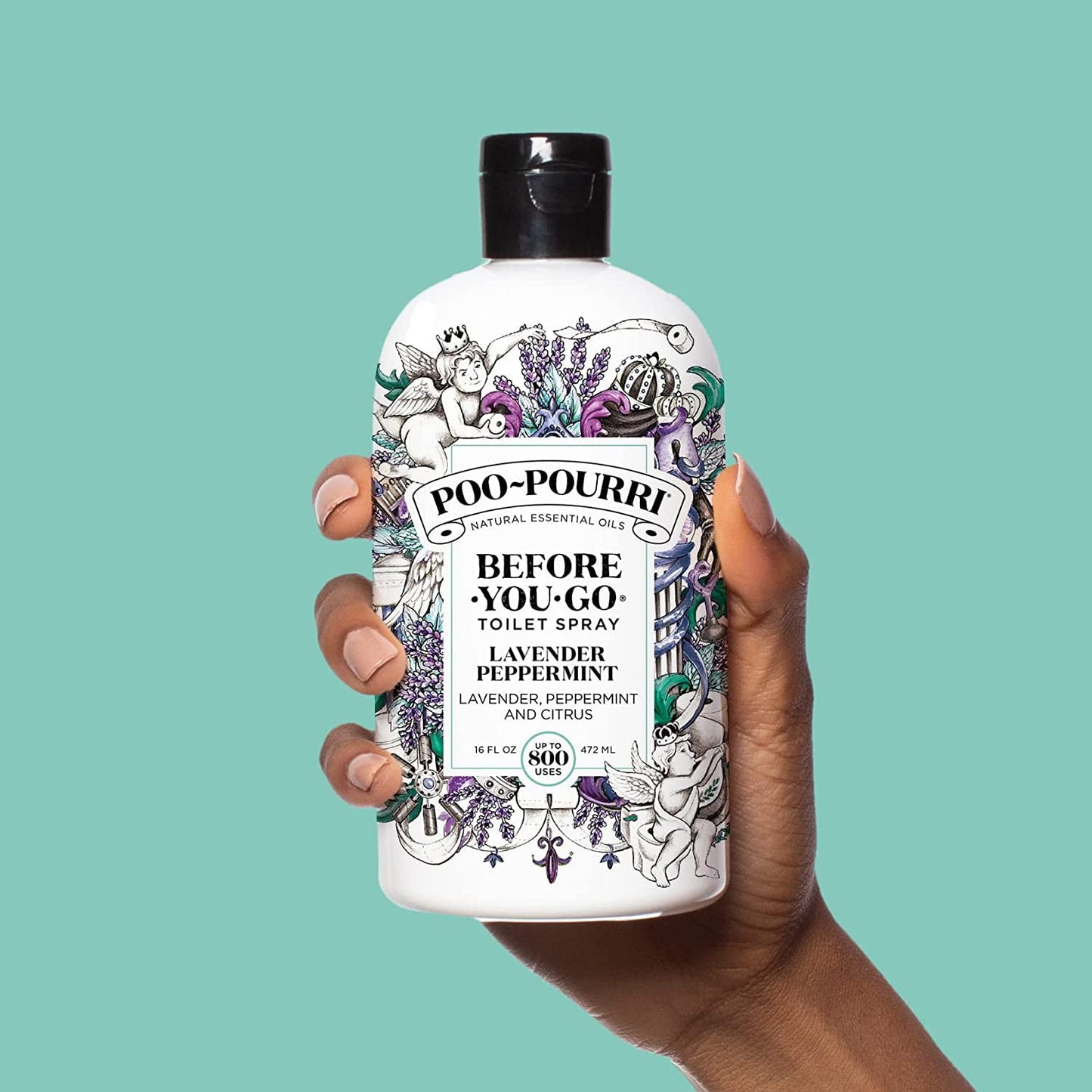 Poo Evd 16.0oz Lavender Peppermint refill