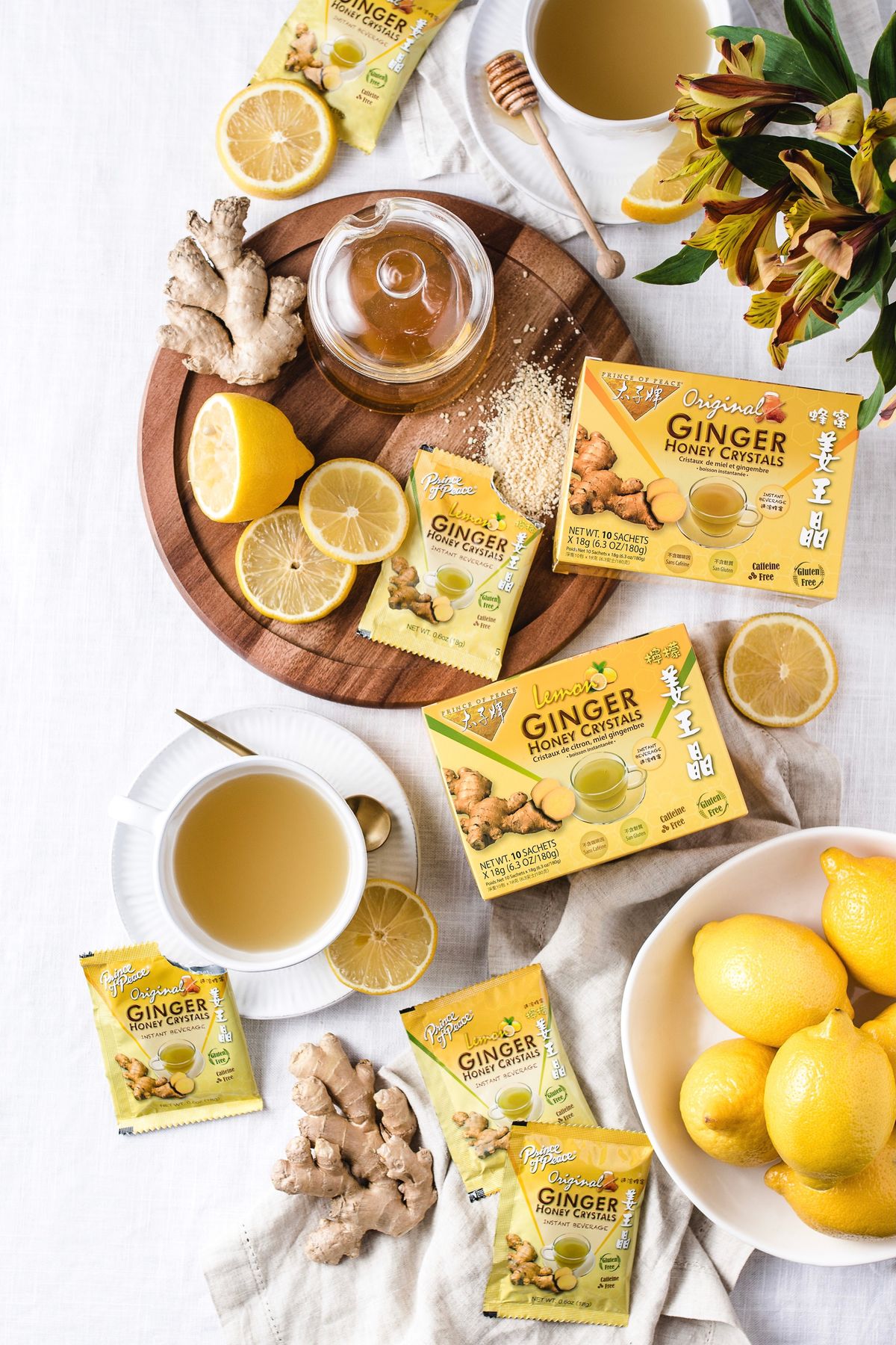 Prince Of Peace Ginger Honey Crystals with Lemon