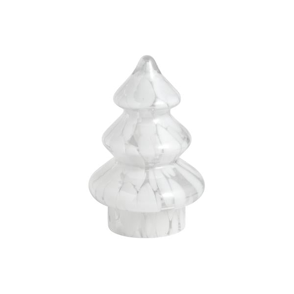 Small White Tortoise Glass Tree