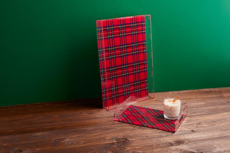 Tartan Acrylic Tray