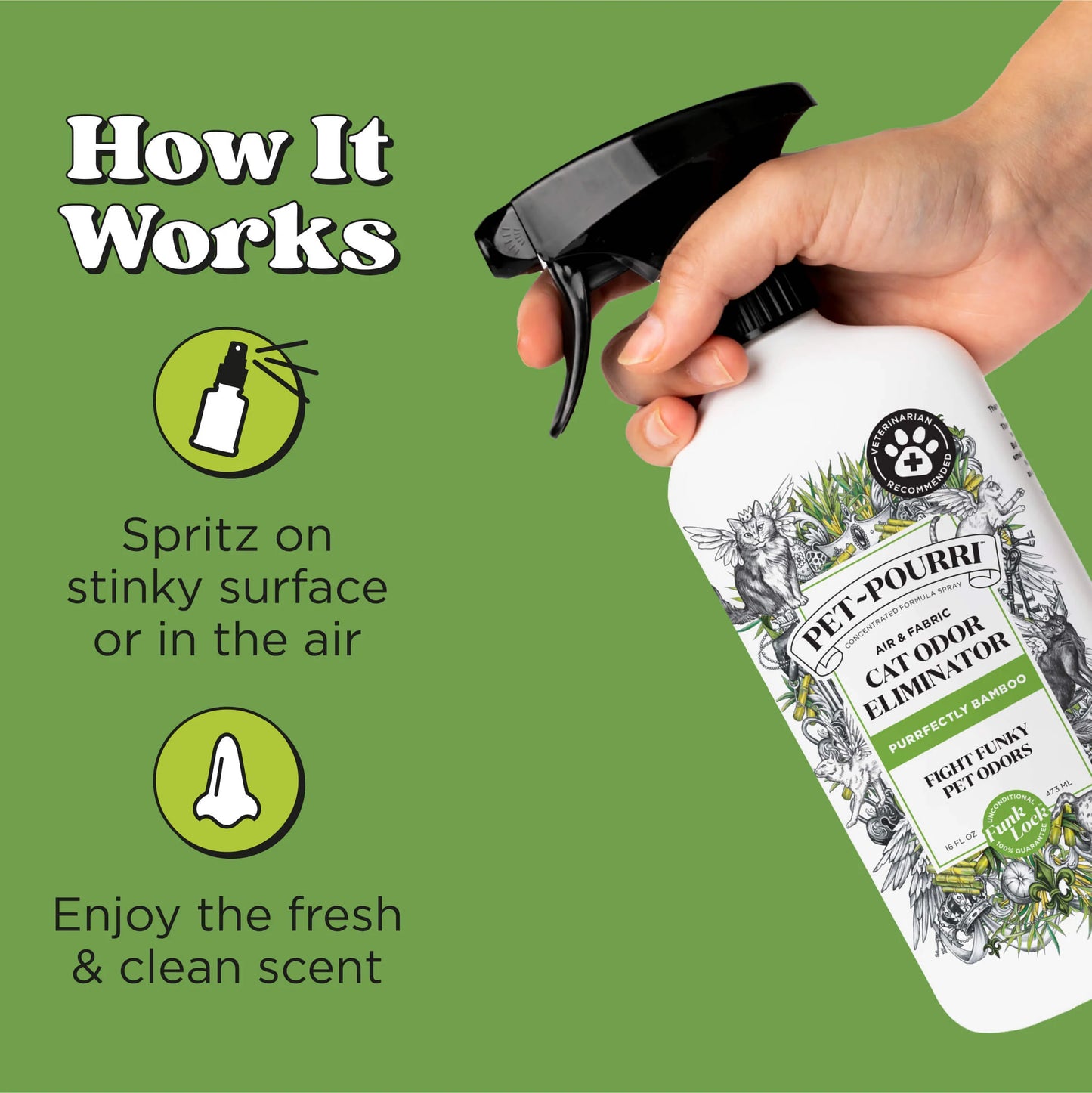 Purrfectly Bamboo bamboo + jasmine + pear 16 oz.