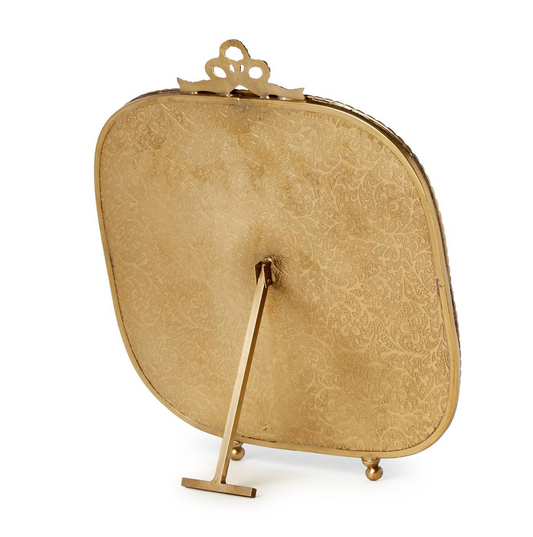 Antique Gold Finish Vanity Table Mirror