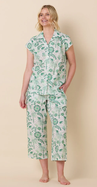 Palmera Luxe Pima Capri Set - Green LARGE