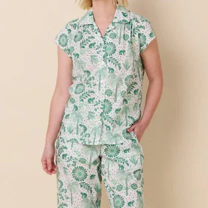 Palmera Luxe Pima Capri Set - Green LARGE