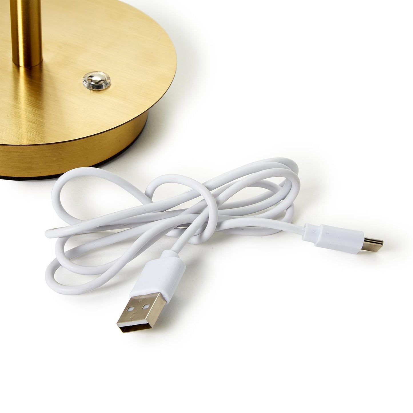 Lámpara de mesa LED inalámbrica con pantalla acrílica en caja de regalo
