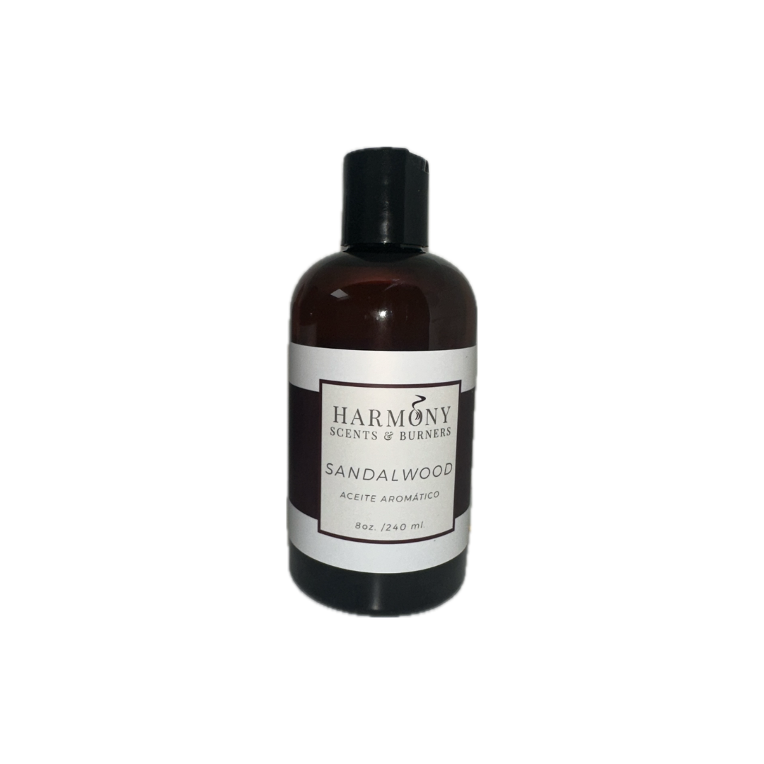 Aceite Aromático 8 OZ Sandalwood - Harmony Scents