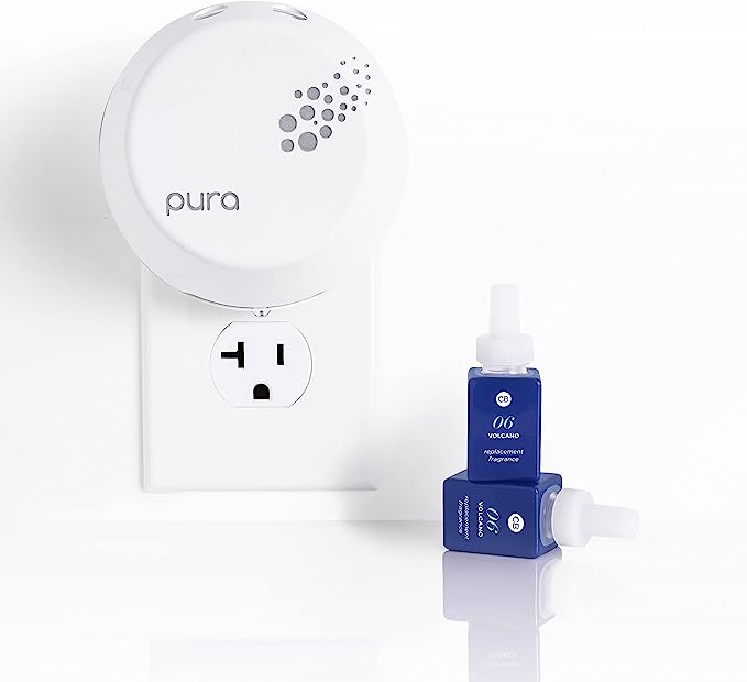 Kit Difusor -1 Difusor de Aromaterapia Pura V3 + 2 Viales de Repuesto de Fragancia Pura para Difusor Volcano