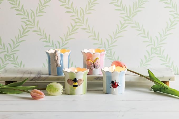 Butterfly Small Filled Candle - Vela con Envase de Ave