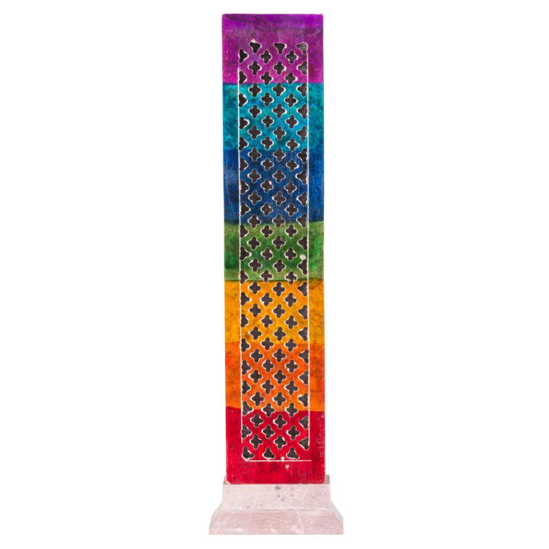 MULTICOLOR 7 CHAKRA INCENSE BURNER