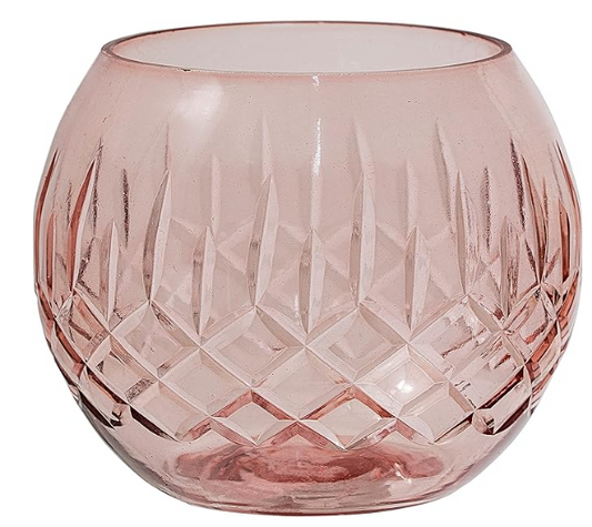 3 1/4" Etched Glass Tealight