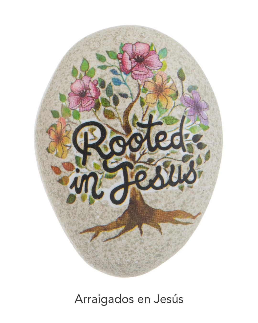 Faith is like a Seed - Stones in Planter Box - Amuletos de Piedras