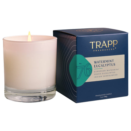 No. 76 Watermint Eucalyptus 7 oz. Candle in Signature Box