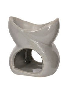 GREY MINI CERAMIC OIL BURNER