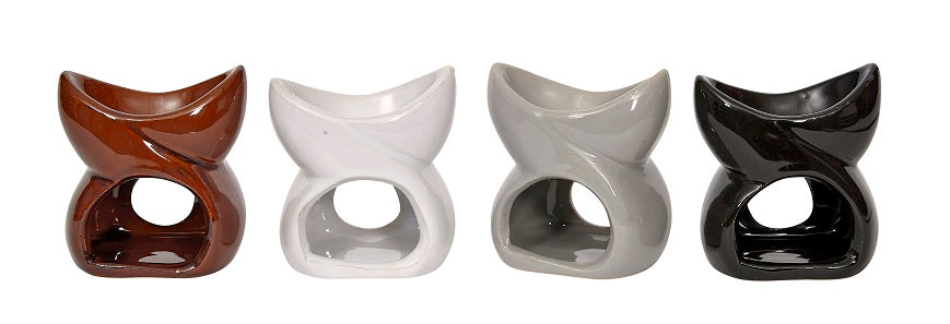 GREY MINI CERAMIC OIL BURNER