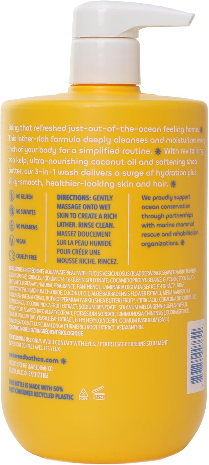 3 In 1 Wash Creamy Coconut 30 fl oz - Gel 3 en 1