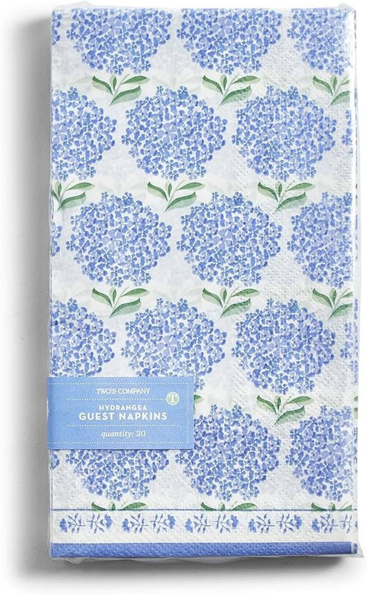 Servilleta de papel de 3 capas con diseño de hortensias para la cena o toalla para invitados
