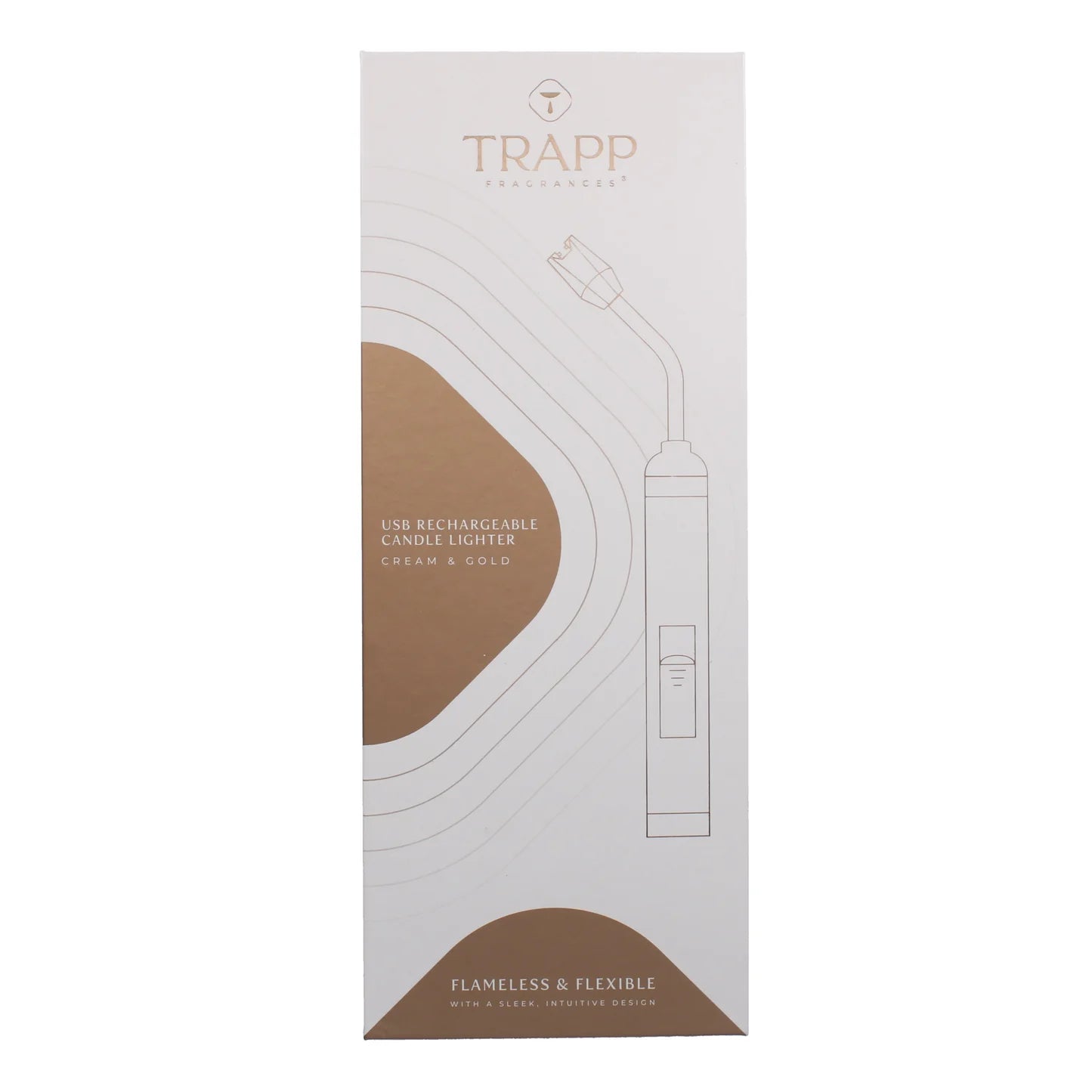 Encendedor de velas Cream & Gold Recargable USB