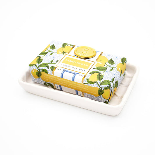 Lemon Ginger Wrapped Bar Soap Escribe una