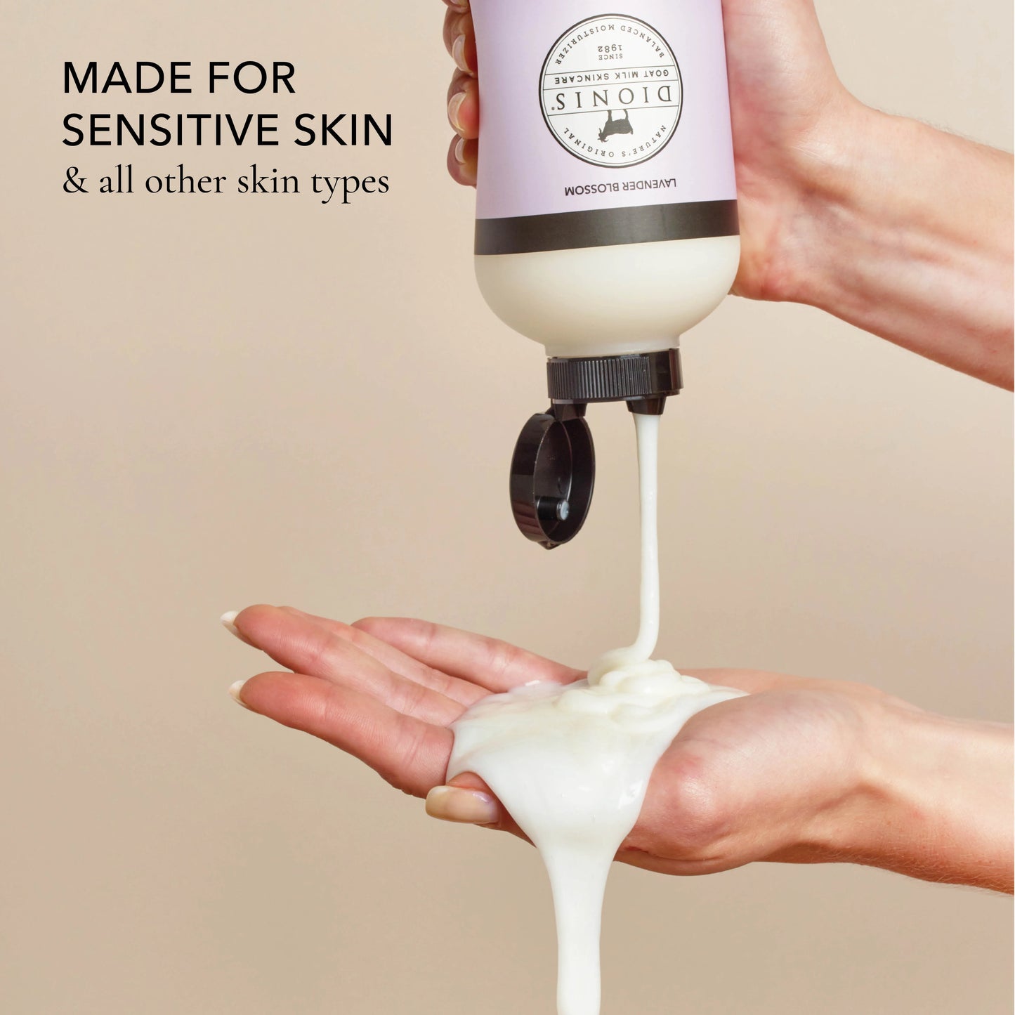 Lavender Blossom Bath & Shower Goat Milk Crème - Gel de Baño