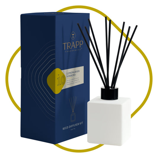 No. 10 Lemongrass Verbena 4 oz. Reed Diffuser Kit