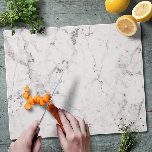 White Marble Cutting Board - Tabla de Cortar