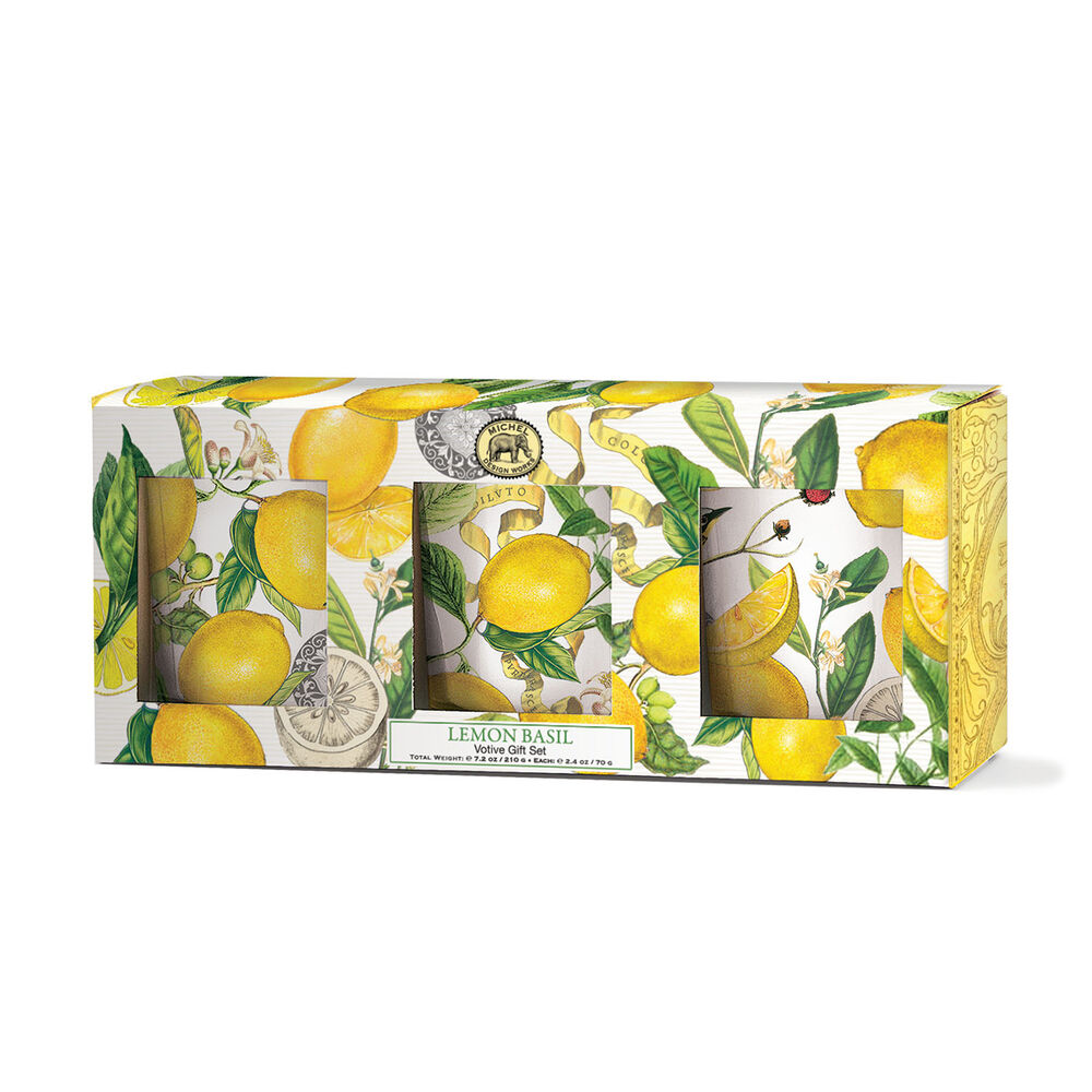 MDW Lemon Basil Votive gift set