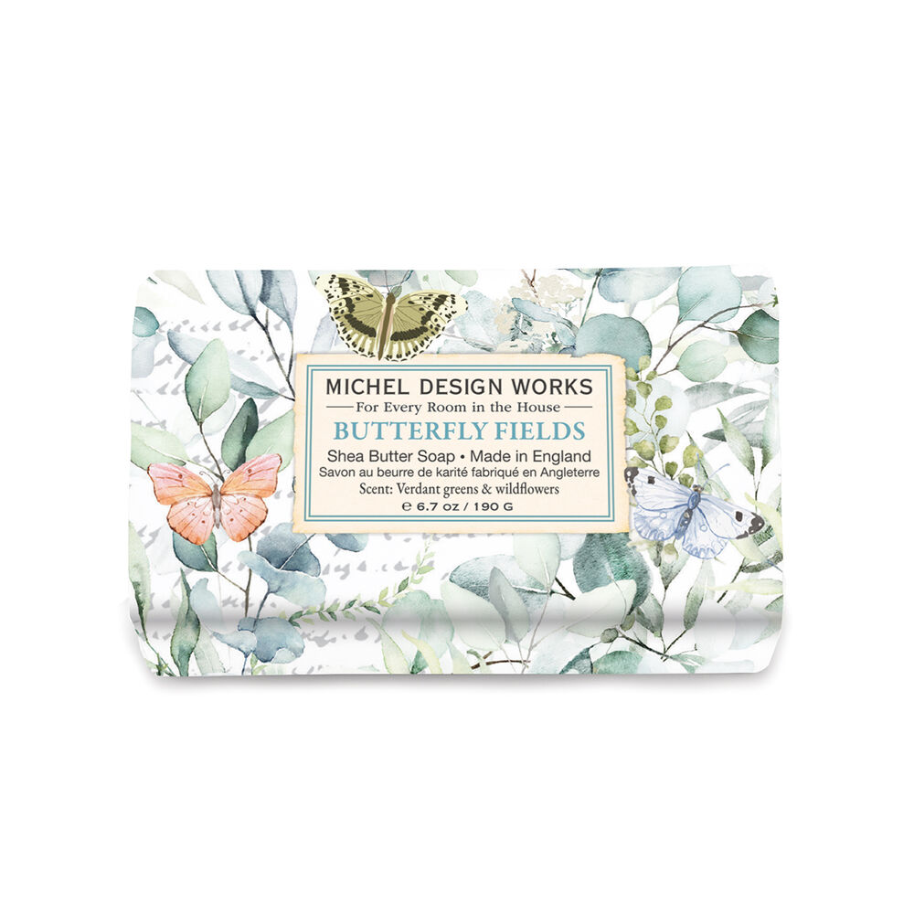Butterfly Fields Medium Bath Soap Bar