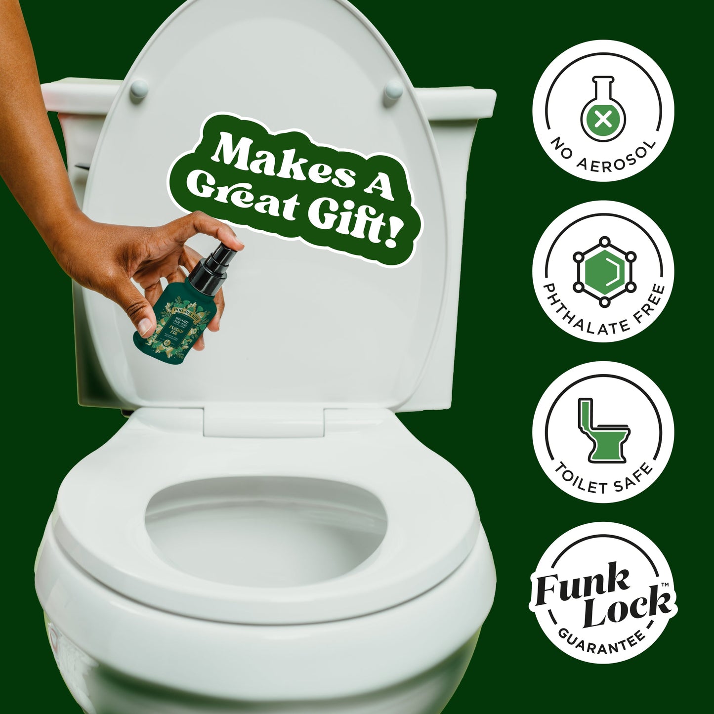 Poo~Pourri Funky Fir Balsam Fir + Apple + Cedarwood 2 oz.