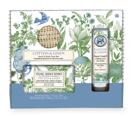 Cotton & Linen Hand & Body Care Set
