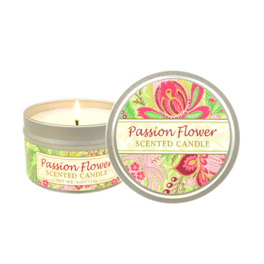 Vela de flor pasión - Greenwich 4oz