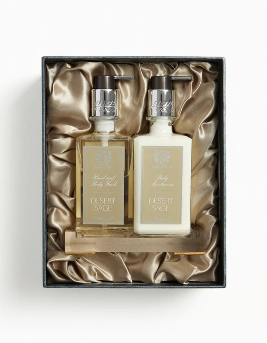 Acrylic Bath & Body Gift Set: Desert Sage