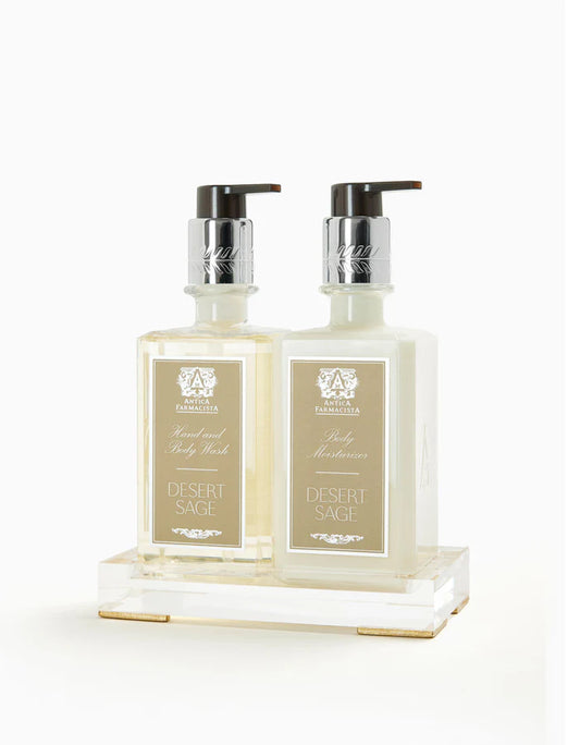 Acrylic Bath & Body Gift Set: Desert Sage