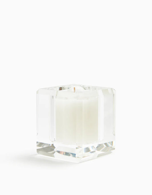 Clear Crystal Candle Holder Prosecco Votive - Vela con envase de cristal