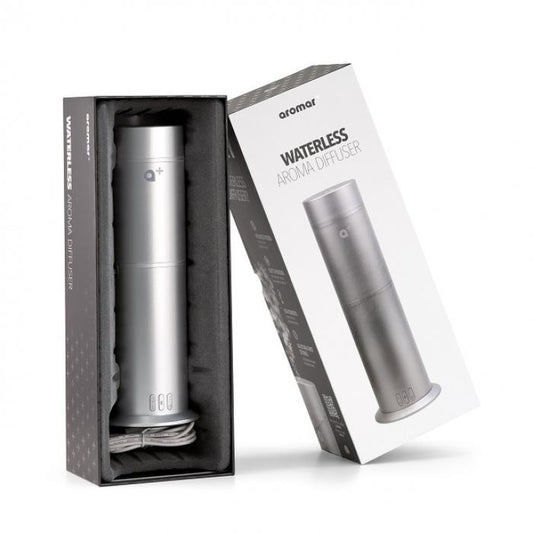 Cylinder Waterless Diffuser Silver