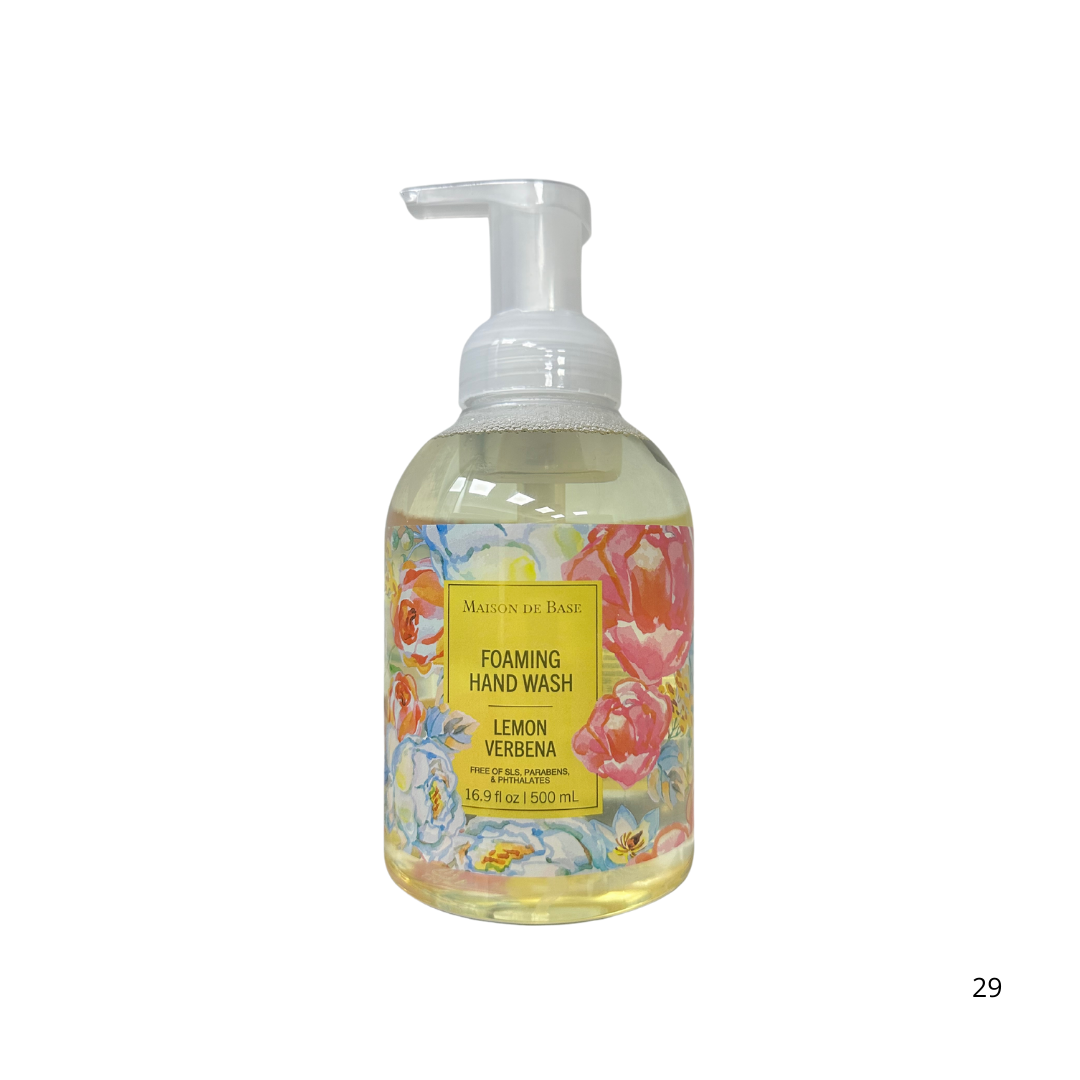 500ml Foaming Pump Top Hand Soap - Lemon Verbena - Core Home