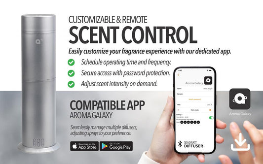 Cylinder Waterless Diffuser Silver