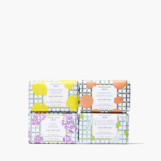 4-Piece Travel Size Bar Soap Set